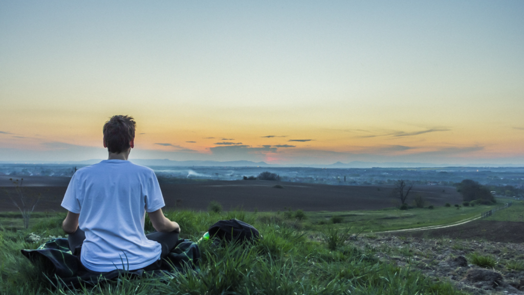 Man in Meditation