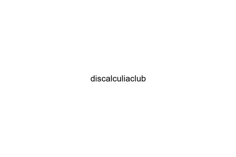 discalculiaclub