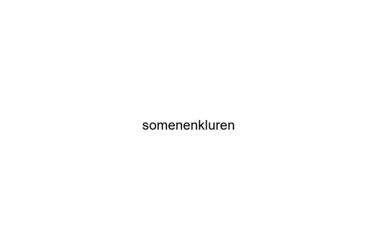 somenenkluren