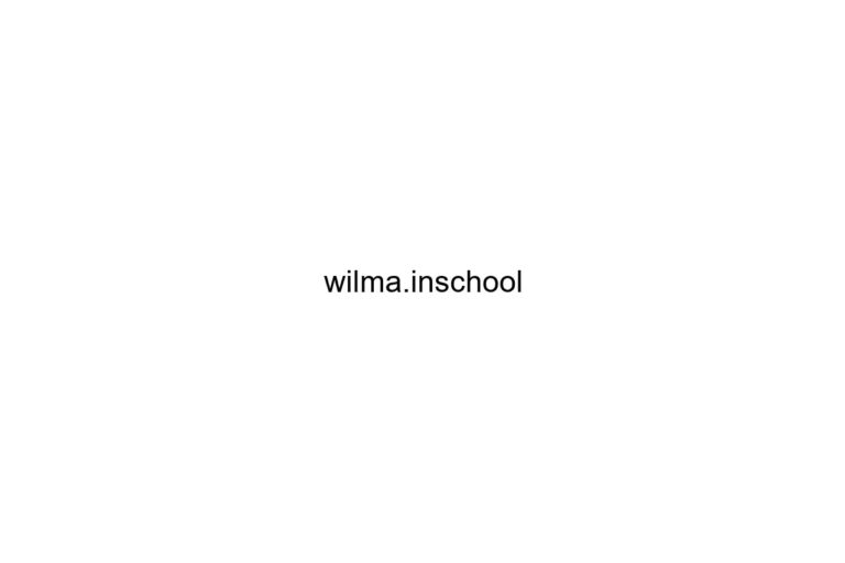 wilma inschool