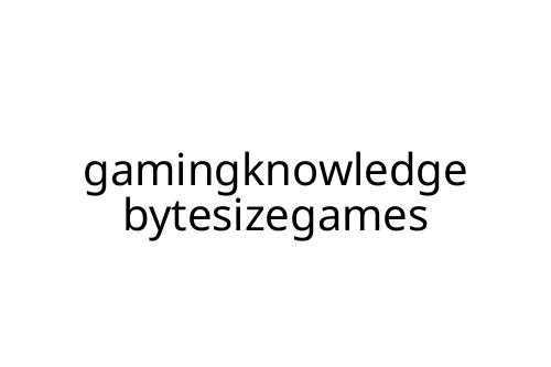 gamingknowledge bytesizegames