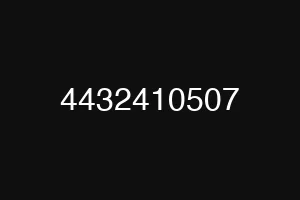 4432410507
