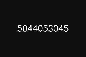 5044053045