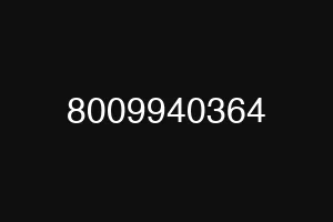 8009940364
