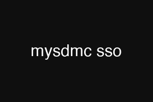 mysdmc sso